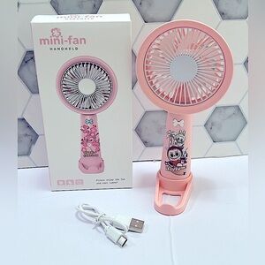 Rechargable Portable Monster Character Fan